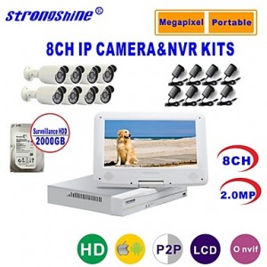 Camera with 1080P/Infrared/Waterproof and 8CH NVR ...