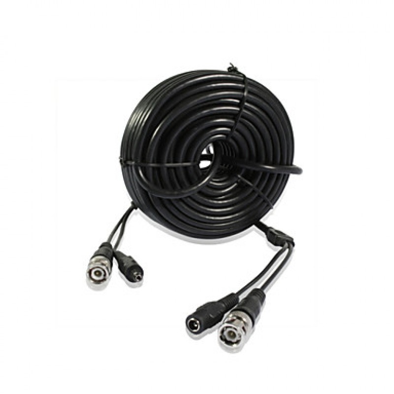 W-VP1008 AWG24 Video + Power CCTV Cable (8 Meters, 25 Feet)  