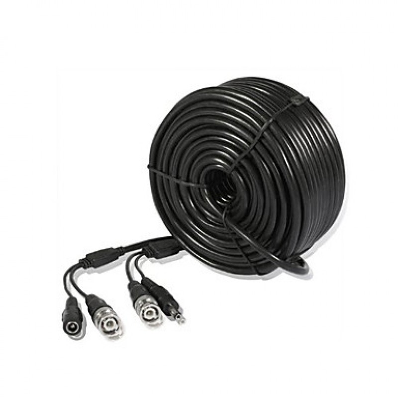 AWG24 Video + Power CCTV Cable (30 Meters, 100 Feet)  