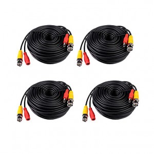 4 PCS 30 Meters (or 99 Feet) BNC Video and Power 1...