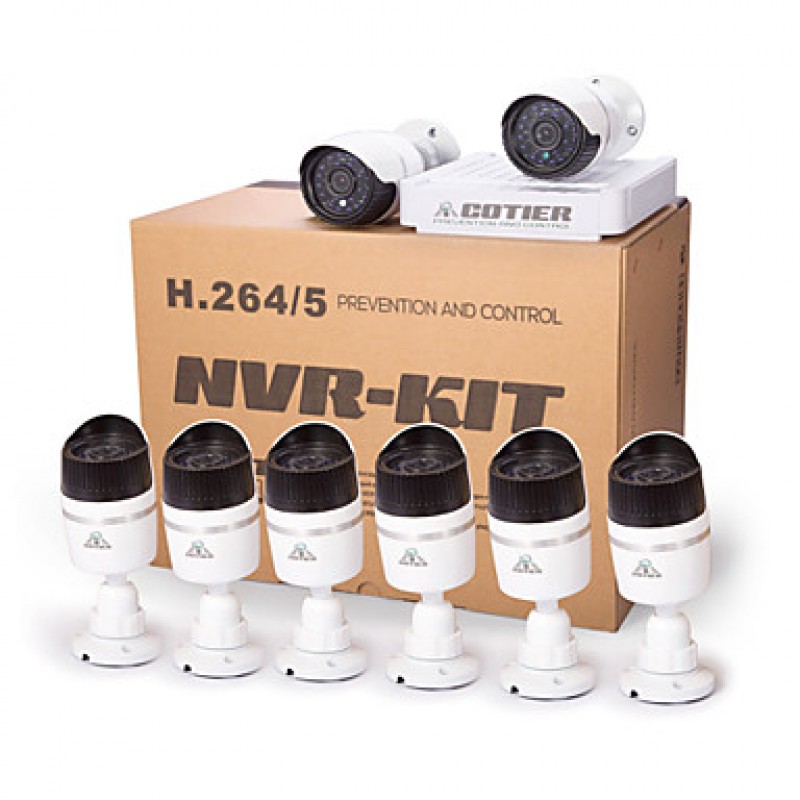 NVR Kits 720P/960P/1080P/Outdoor/ONVIF/P2P/IP Camera N8B-Mini/L  