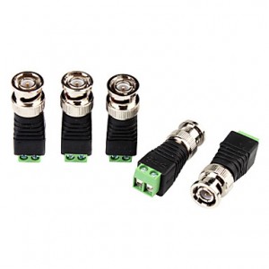 CCTV Security Camera BNC Plug Connector Adapter  