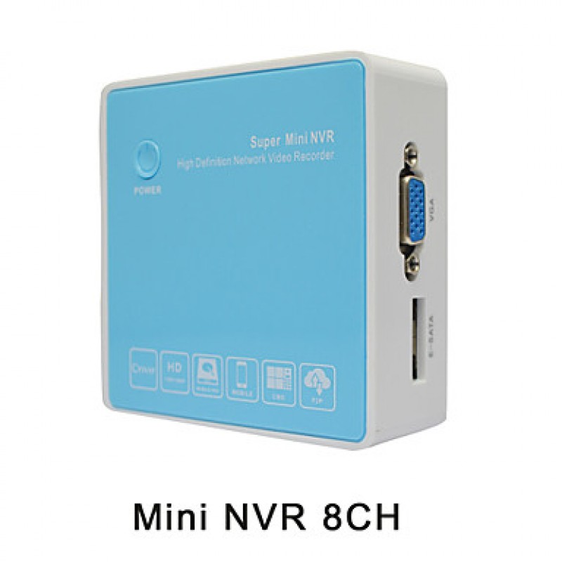 CCTV Super Mini NVR 8CH For IP Camera 720P 1080P Support HDMI ONVIF P2P Security Surveillance NVR Recorders  