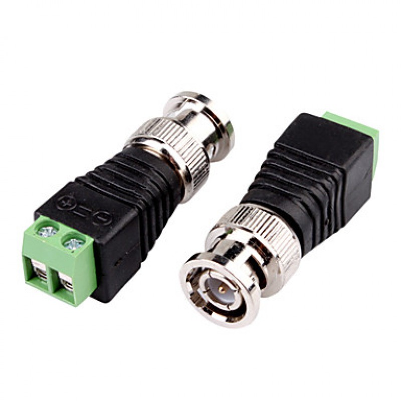 CCTV Security Camera BNC Plug Connector Adapter  