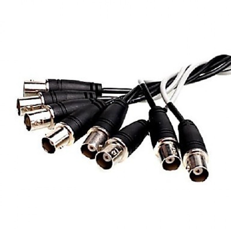 DB 15-Pin Male Break Out To 8 BNC Female Cable Connectors for CCTV System  