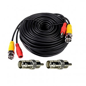 CCTV 100FT(30.5M) BNC to BNC Video with DC Power W...