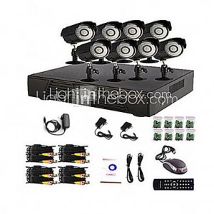 8 Channel Home and Office CCTV DVR System(P2P Onli...