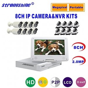 IP Camera with 1080P/Infrared/Waterproof and 8CH N...