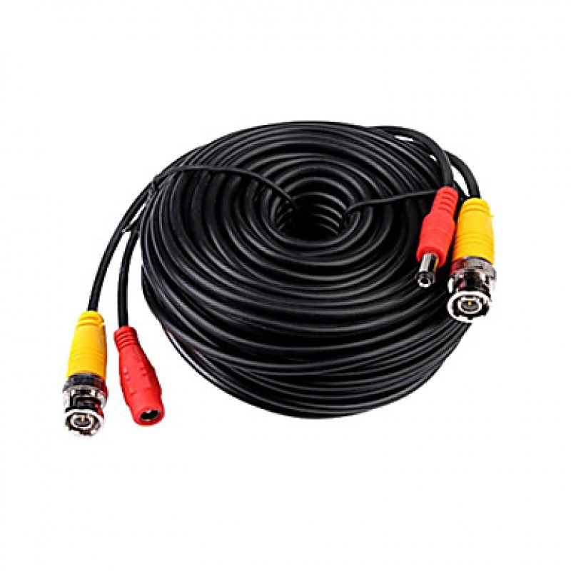 4 PCS 30 Meters (or 99 Feet) BNC Video and Power 12V DC Integrated Cable  