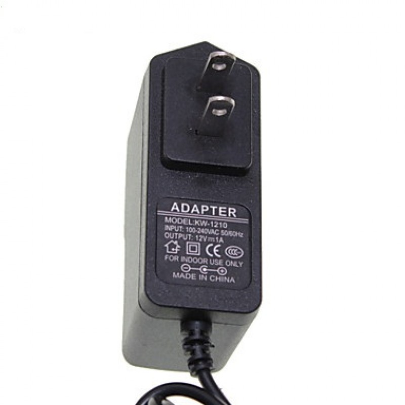 12V 1A LED Strip Light / CCTV Security Camera Monitor Power Supply Adapter DC2.1 AC100-240V  