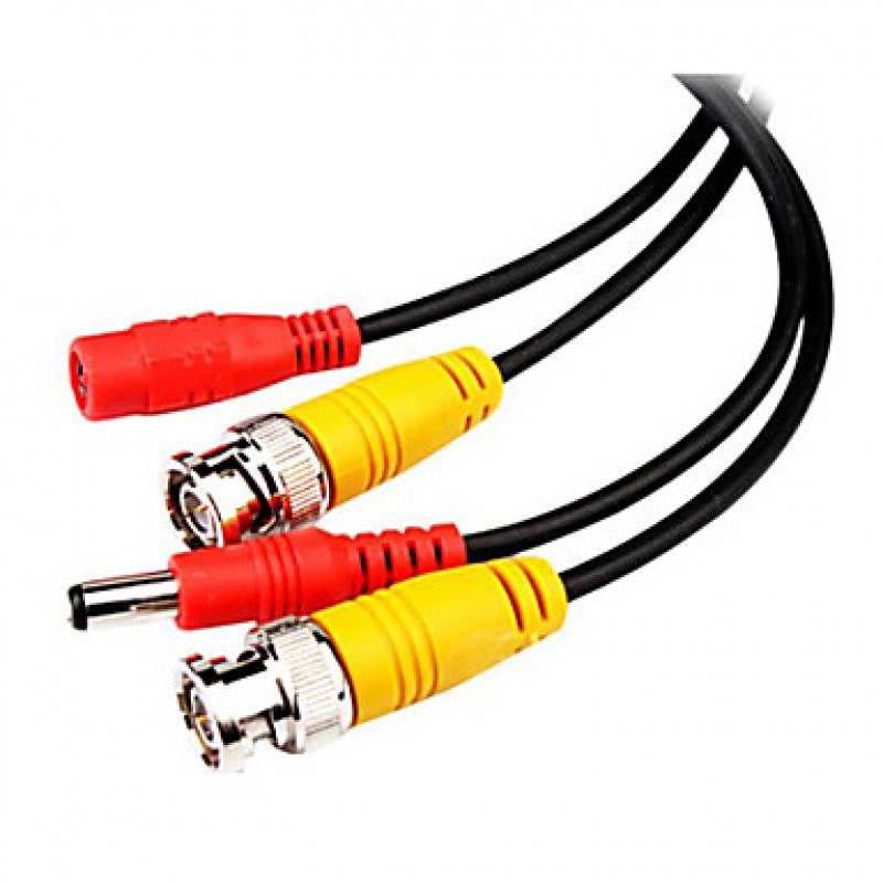 30 Meters (or 98 Feet) BNC Video and Power 12V DC Integrated Cable  